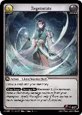 Regenerate (030) — card price