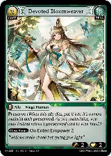 Devoted Bloomweaver (057) — card price
