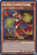 Fire King Courtier Ulcanix (ROTA-EN098), Rage of the Abyss — Yu-Gi-Oh! card price