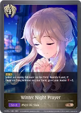Winter Night Prayer (CSD02a-018EN) — card price