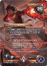 Kilimanjaro, Power Erupting (AC4-001), Genesis Returns — Alpha Clash card price