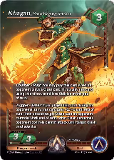 Khagan, Smoldering Striker (AC4-042) — card price