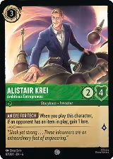 Alistair Krei - Ambitious Entrepreneur (87/204) — card price