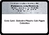 Code Card - Detective Pikachu Cafe Figure Collection — card price
