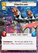 332nd Stalwart (Hyperspace) (04/20), Twilight of the Republic: Weekly Play Promos — Star Wars card price