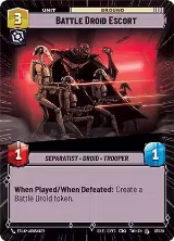 Battle Droid Escort (Hyperspace) (05/10), Twilight of the Republic: Weekly Play Promos — Star Wars card price