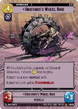 Grievous's Wheel Bike (Hyperspace) (06/20), Twilight of the Republic: Weekly Play Promos — Star Wars card price