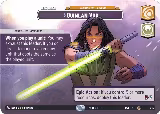 Quinlan Vos - Sticking the Landing (Showcase) (275), Twilight of the Republic — Star Wars card price