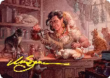 Cat Collector Art Card (1/54) (Gold-Stamped Signature) (1) — card price
