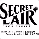 Secret Lair Drop: Secret Lair x Marvel's Captain America - Rainbow Foil Edition, Secret Lair Drop Series — Magic card price
