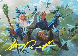 Mischievous Mystic Art Card (7/54) (Gold-Stamped Signature) (7) — card price