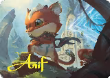 Loot, Exuberant Explorer Art Card (12/54) (Gold-Stamped Signature) (12) — card price