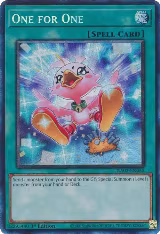 One for One (Alternate Art) (PCR) (RA03-EN056), Quarter Century Bonanza — Yu-Gi-Oh! card price