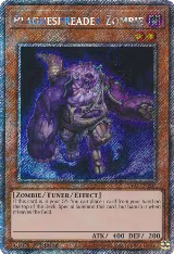 Plaguespreader Zombie (Platinum Secret Rare) (RA03-EN207), Quarter Century Bonanza — Yu-Gi-Oh! card price