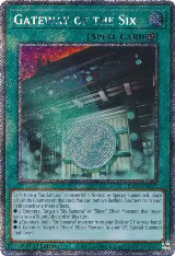 Gateway of the Six (Platinum Secret Rare) (RA03-EN229), Quarter Century Bonanza — Yu-Gi-Oh! card price