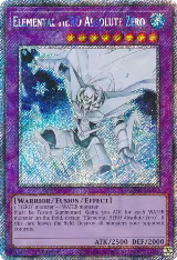 Elemental HERO Absolute Zero (Platinum Secret Rare) (RA03-EN231), Quarter Century Bonanza — Yu-Gi-Oh! card price