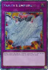 Vanity's Emptiness (Platinum Secret Rare) (RA03-EN246), Quarter Century Bonanza — Yu-Gi-Oh! card price