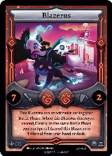 Blazerus (SS1-100), Shattered Stars Chapter 1 [SS1] — Elestrals card price