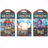 Disney Lorcana: Azurite Sea Sleeved Booster Pack Art Bundle [Set of 3], Azurite Sea — Lorcana card price