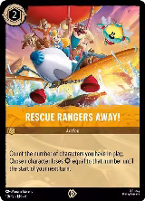 Rescue Rangers Away! (10) — card price