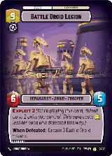 Battle Droid Legion (20/20) — card price