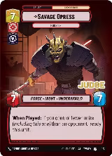 Savage Opress - Monster (1/2) — card price