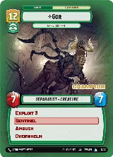 Gor - Grievous's Pet (Champion) (17/20), Organized Play Promos — Star Wars card price