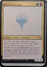 The Chaos Keeper, Un-Known Event Playtest Cards — Magic card price