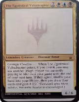 The Egotistical Velociraptor, Un-Known Event Playtest Cards — Magic card price