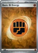 Basic Fighting Energy (Cracked Ice Holo) (014), Scarlet & Violet Energies — Pokémon card price
