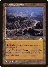 Winding Canyons, Weatherlight — Magic card price