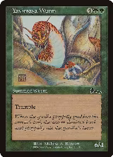 Yavimaya Wurm (120), Urza's Legacy — Magic card price