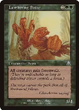Lumbering Satyr (257) — card price