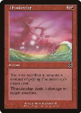 Thunderclap (219), Mercadian Masques — Magic card price