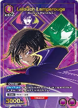 Lelouch Lamperouge (103) (SR*) (UE04BT/CGH-1-103), CODE GEASS: Lelouch of the Rebellion — Union Arena card price