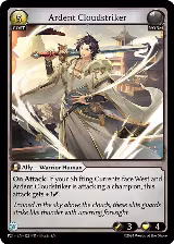 Ardent Cloudstriker (123), Promotional Cards — Grand Archive card price
