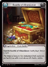 Bauble of Abundance (125), Promotional Cards — Grand Archive card price