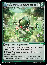 Coronal of Rejuvenation (128), Promotional Cards — Grand Archive card price