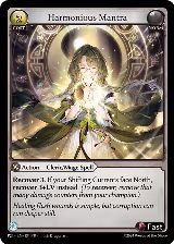 Harmonious Mantra (134), Promotional Cards — Grand Archive card price