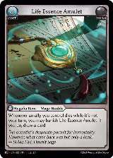 Life Essence Amulet (135) (135), Promotional Cards — Grand Archive card price