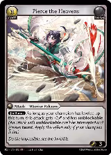 Pierce the Heavens (136), Promotional Cards — Grand Archive card price