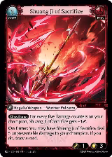 Shuang Ji of Sacrifice (143), Promotional Cards — Grand Archive card price