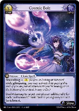 Cosmic Bolt (235), Alchemical Revolution Alter Edition — Grand Archive card price