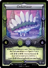 Cedarsaur (MR1-040) — card price