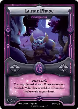 Lunar Phase - First Quarter (MR1-078) — card price