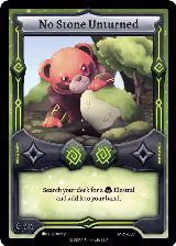 No Stone Unturned (MR1-087) — card price