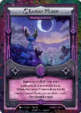 Lunar Phase - Waning Crescent (Stellar) (MR1-127) — card price