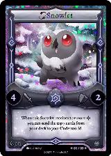 Snowlet (Serialized) (/99), Moonrise — Elestrals card price