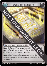 Duxal Proclamation (006) — card price