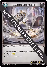 Oathbreaker's Justice (016) — card price